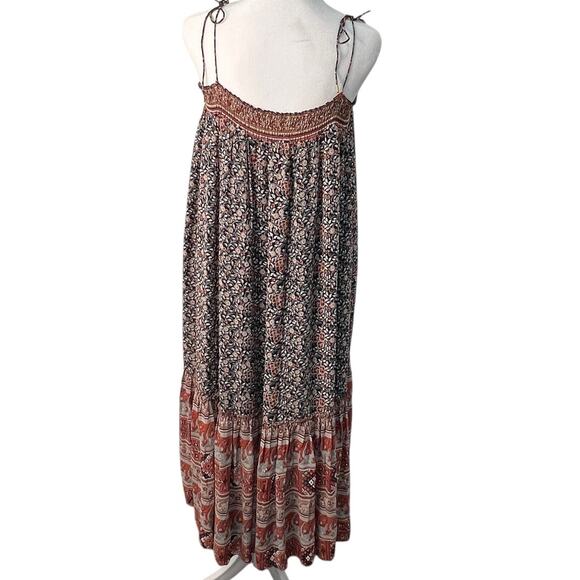 Ulla Johnson Imane Sun Dress Spaghetti Strap Floral Size 2 SIlk Flowy Boho Indie - Picture 6 of 12